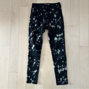 Black Bleached Jeans